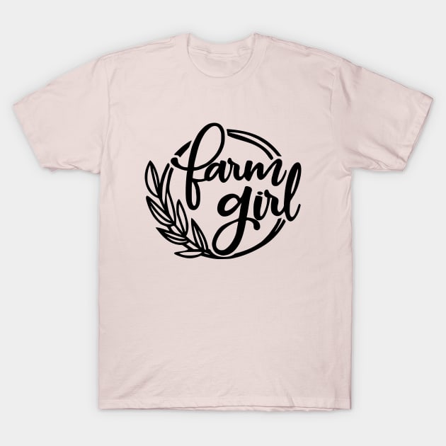 FARM GIRL PINK T-Shirt by BeAttractive